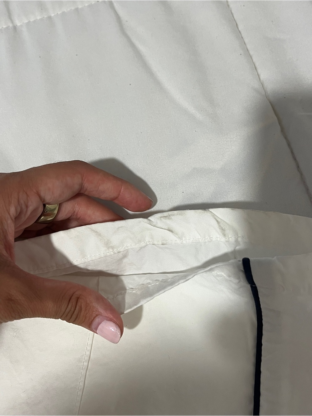 H&M White Elastic Waist Casual Pants - Picture 5 of 5